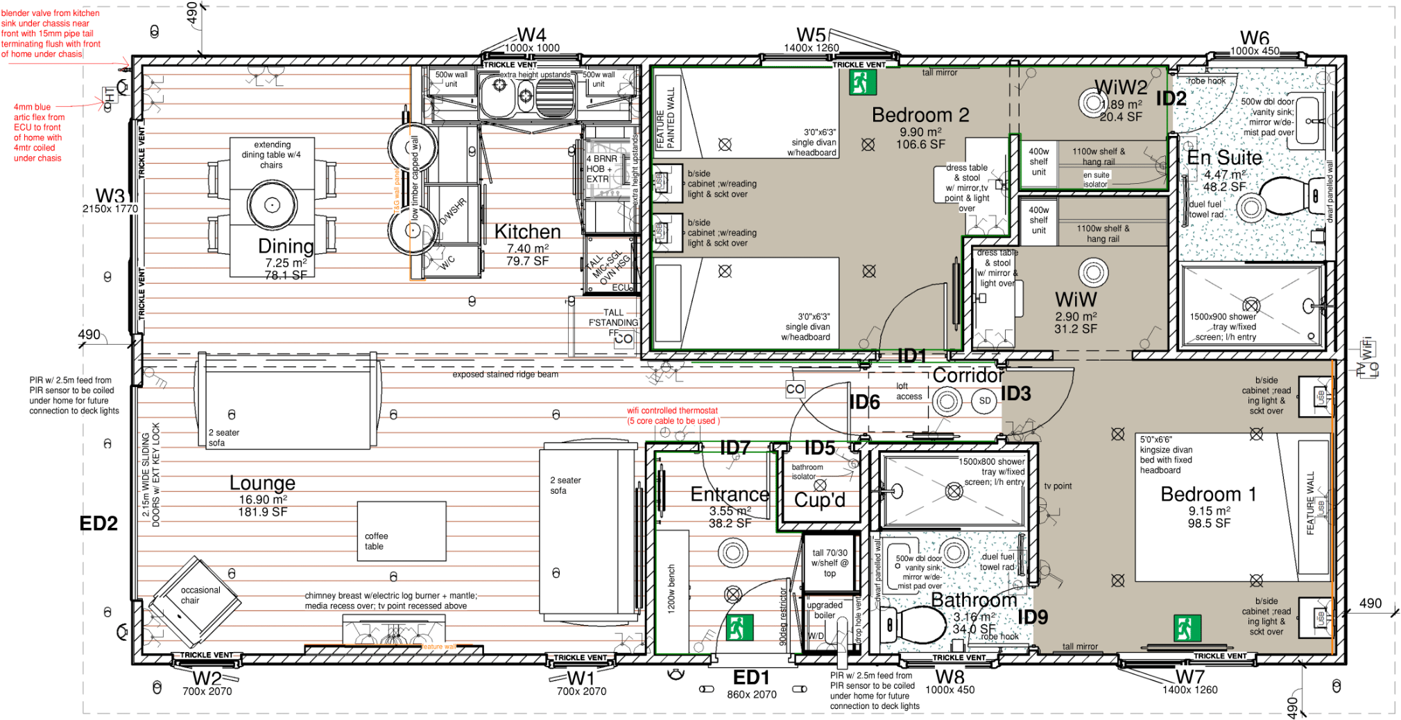Hendre Rhys Gethin, Holyhead Road, Betws-y-Coed, Conwy (County of), LL24 floorplan