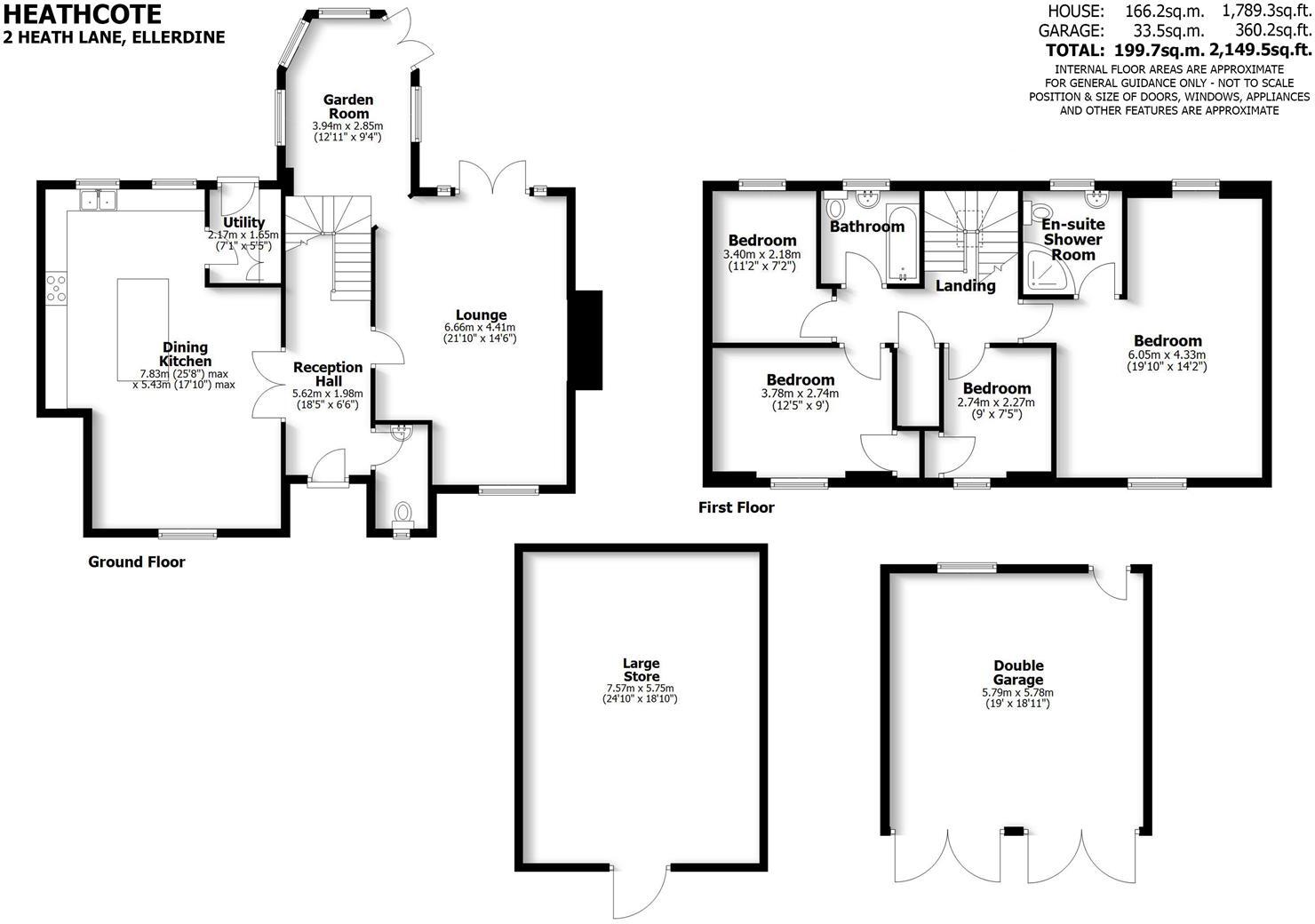 Heathcote, 2 Heath Lane, Ellerdine, Telford floorplan