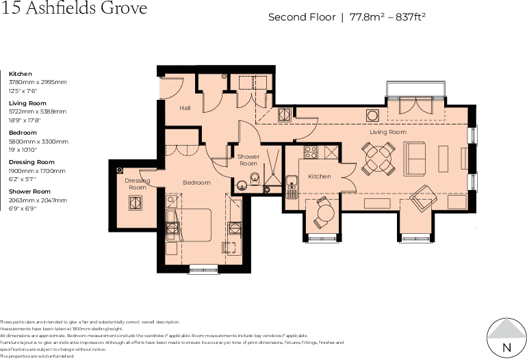 No. 15 Ashfields Grove, Richmond Villages, Aston-on-Trent, DE72 floorplan