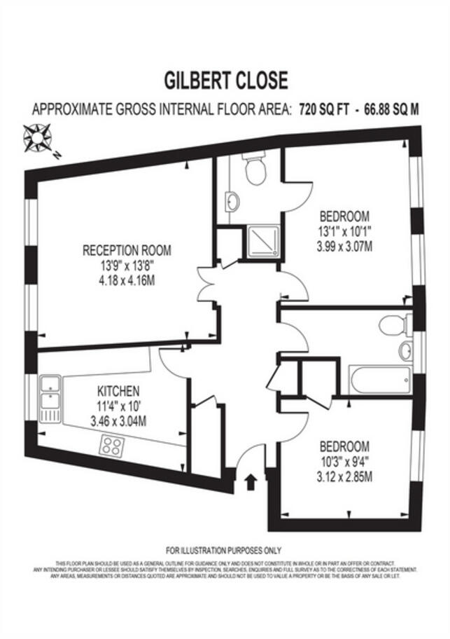 Gilbert Close, London floorplan