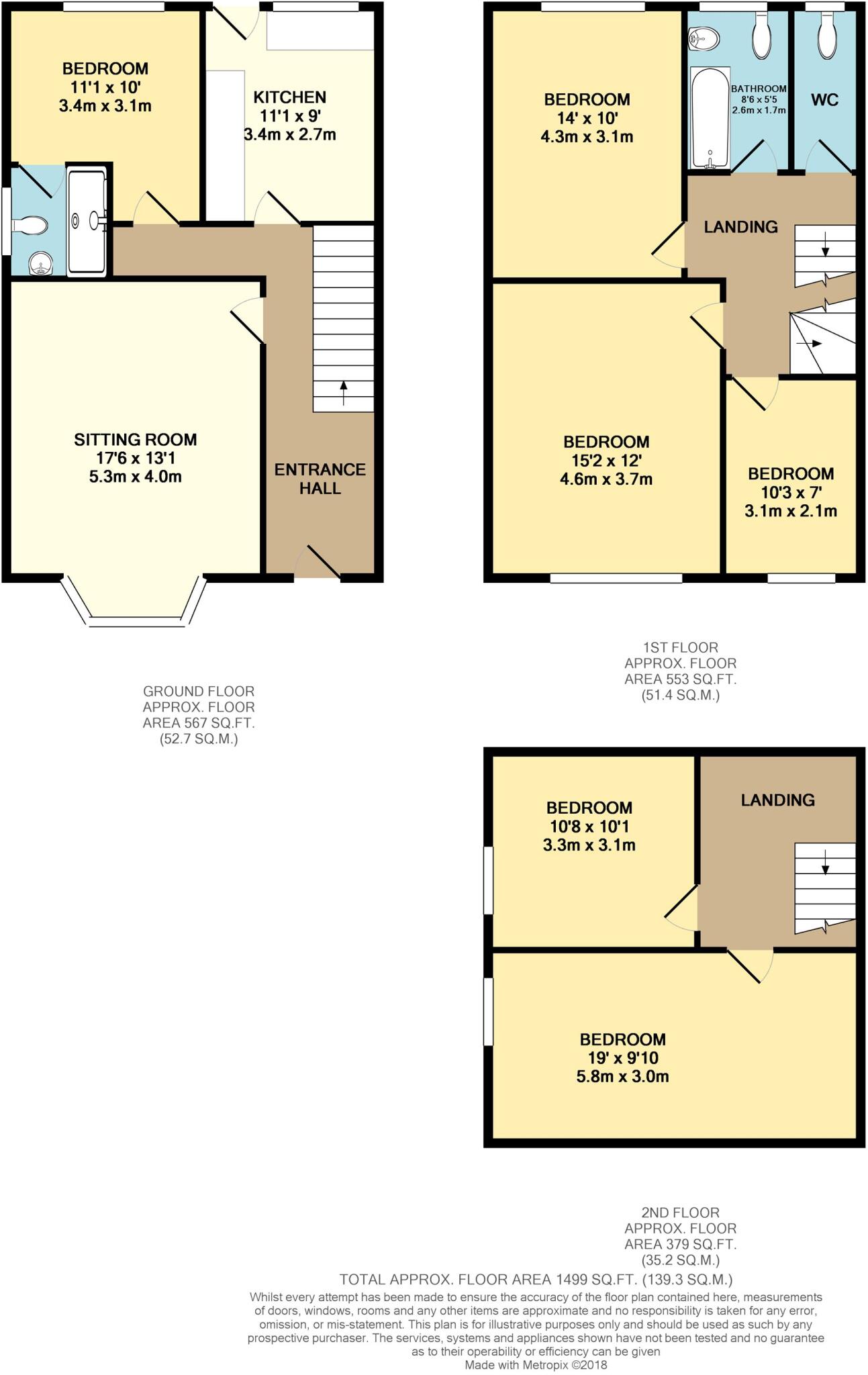 St. Michaels Terrace, Leeds floorplan