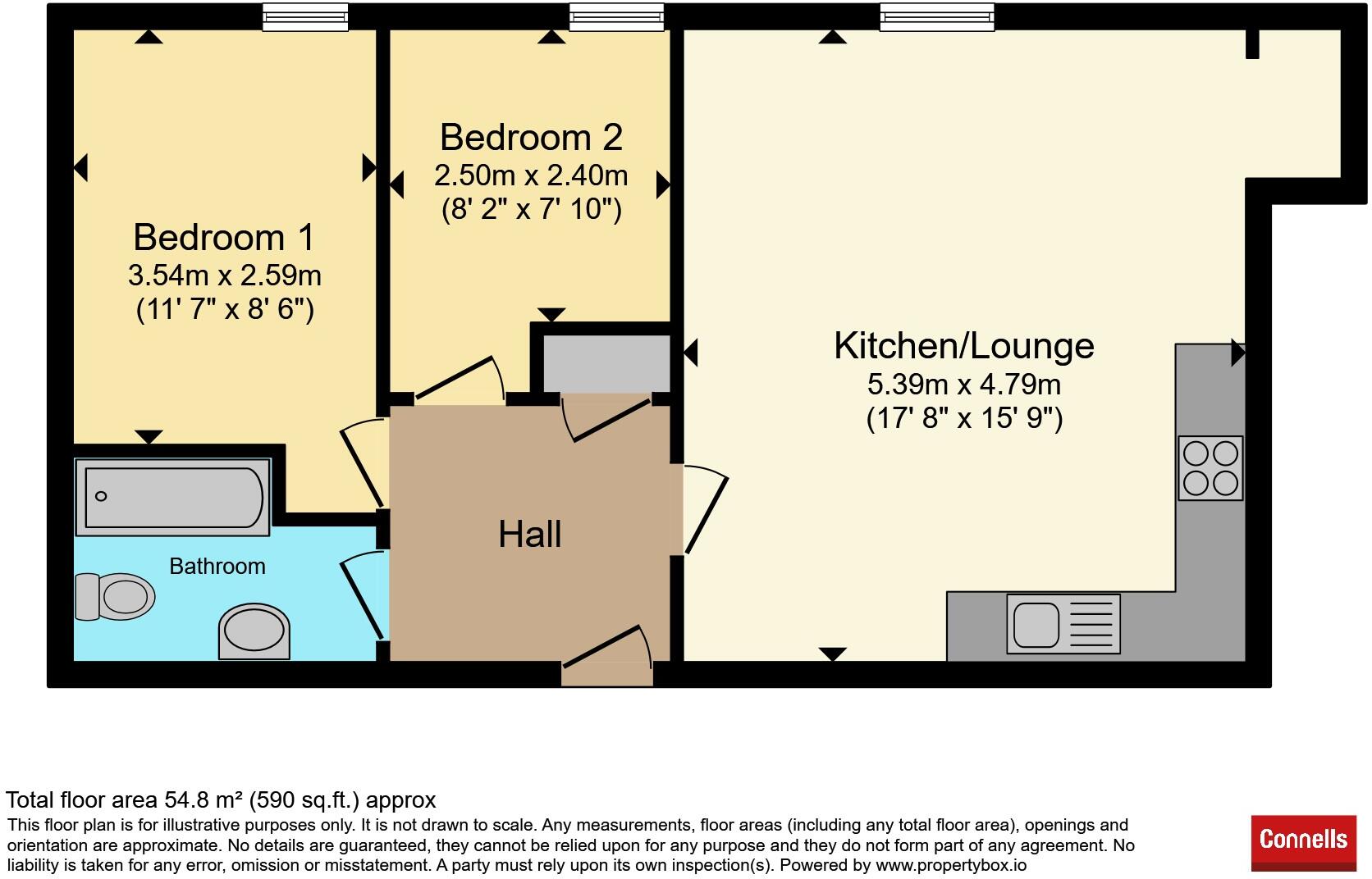 Castle Street, Taunton floorplan