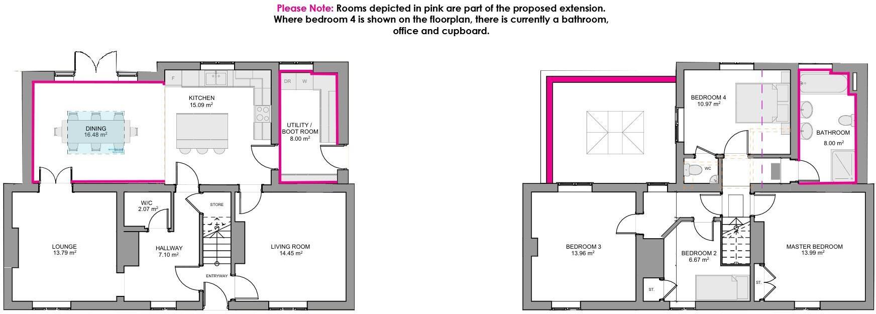 White Cottage, Gumley, Market Harborough floorplan
