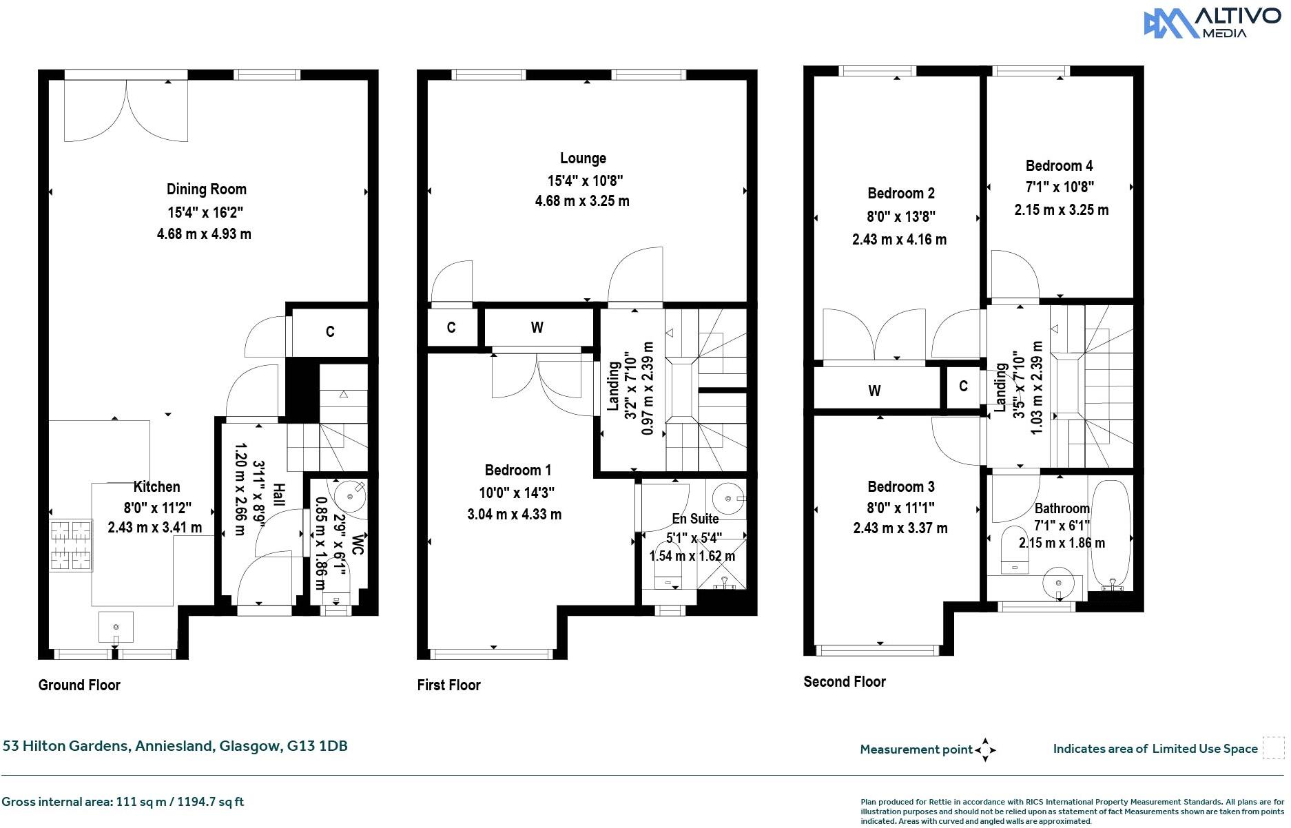 Hilton Gardens, Anniesland, Glasgow floorplan