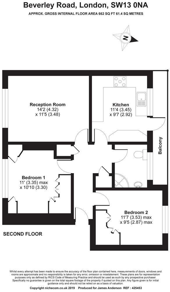 Beverley Road, Barnes, London, SW13 floorplan