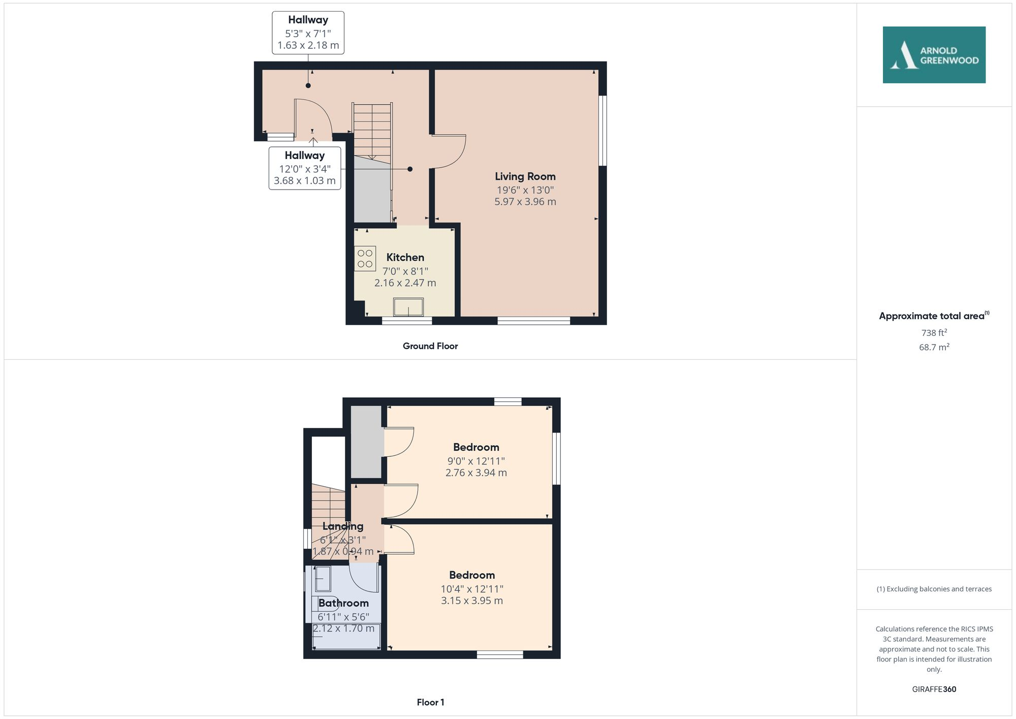 High Fellside, Kendal, LA9 floorplan
