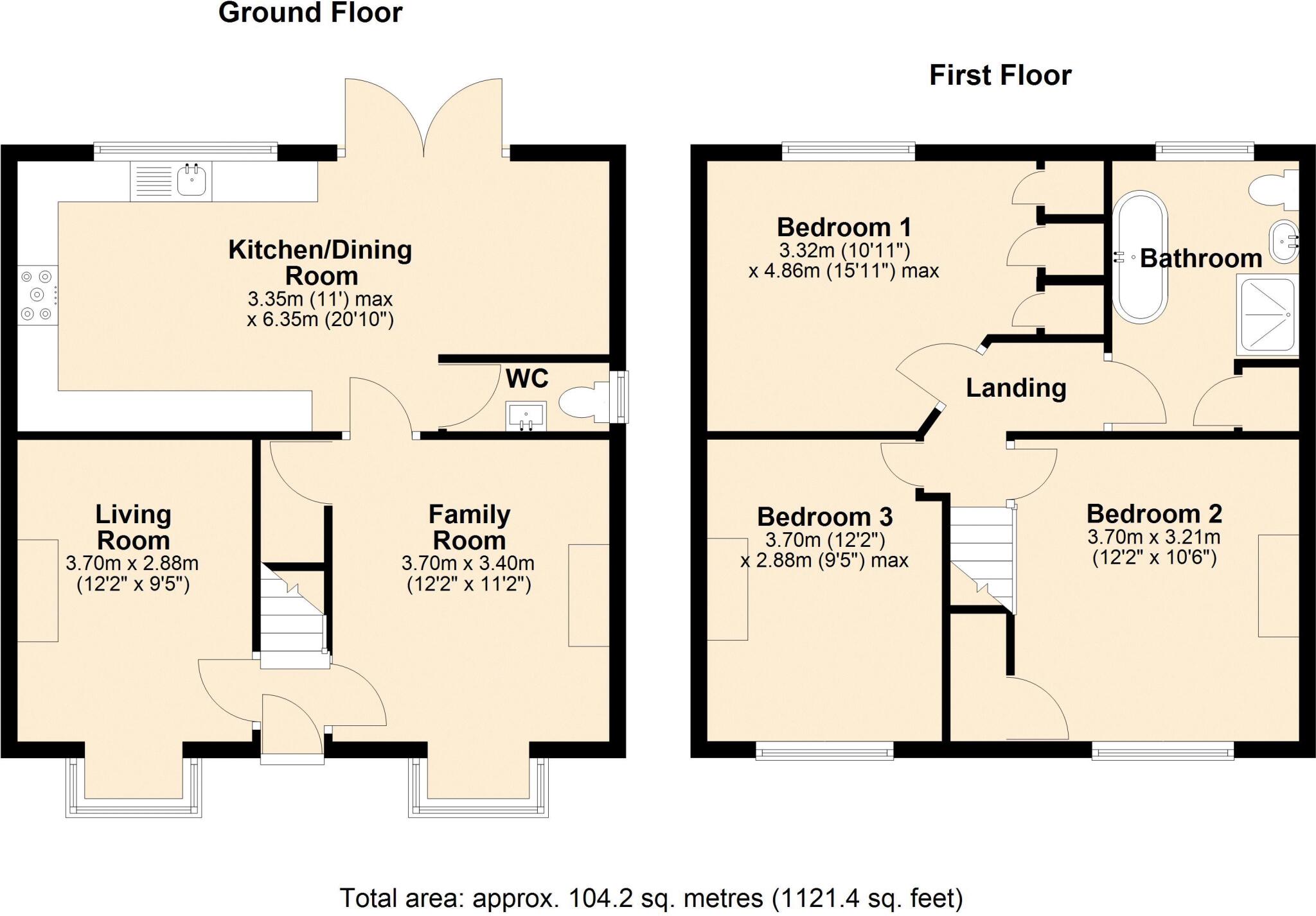 Village centre - Just off the Green floorplan