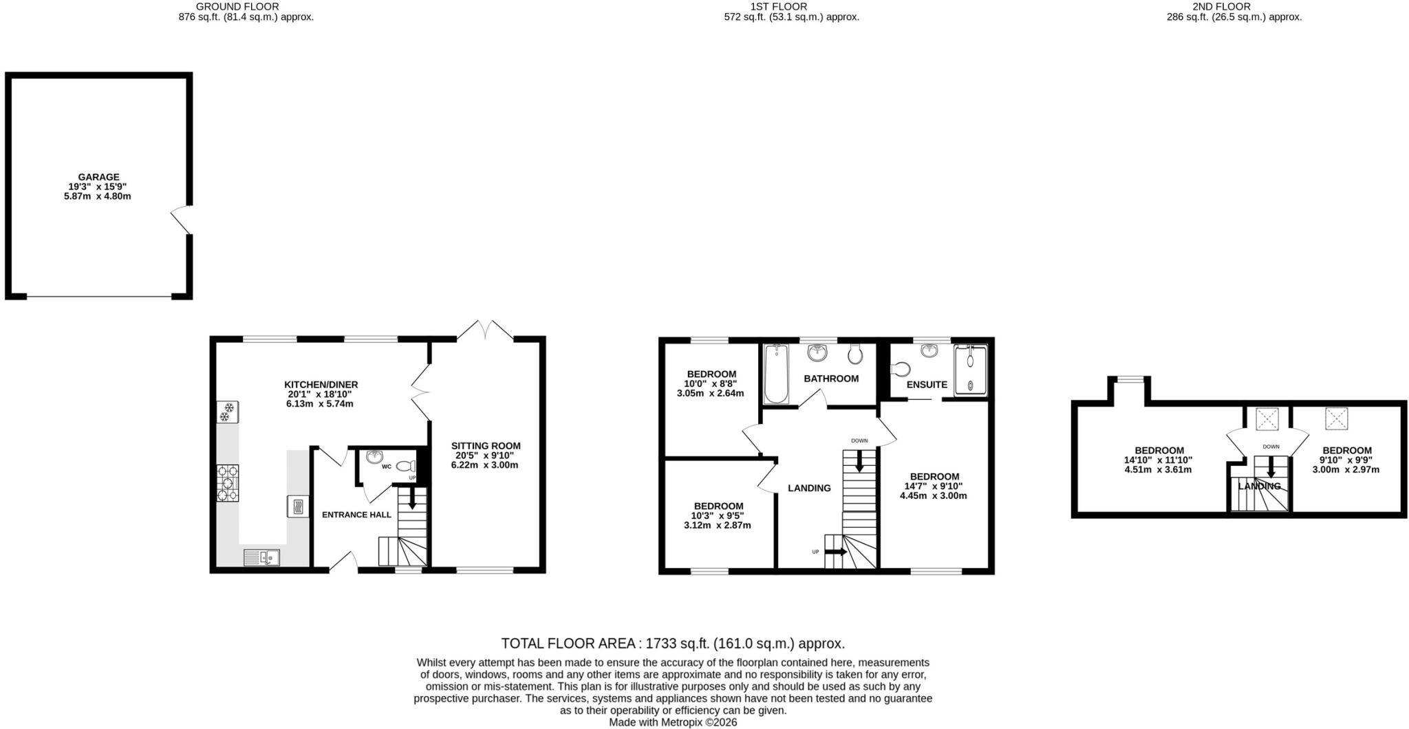 Old Nursery Drive, Ashcott floorplan