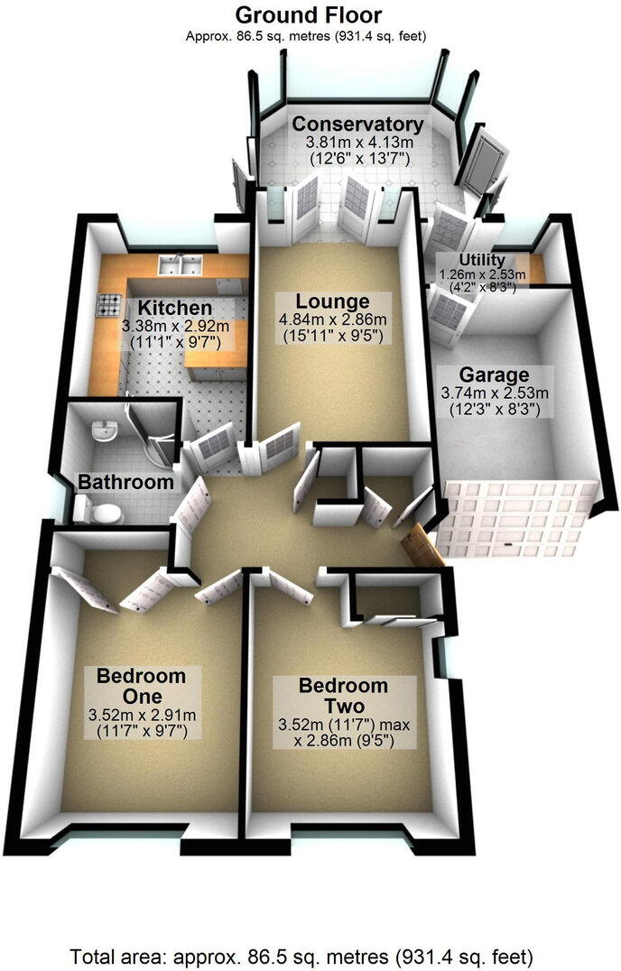 Hazelmere Drive, Burntwood floorplan