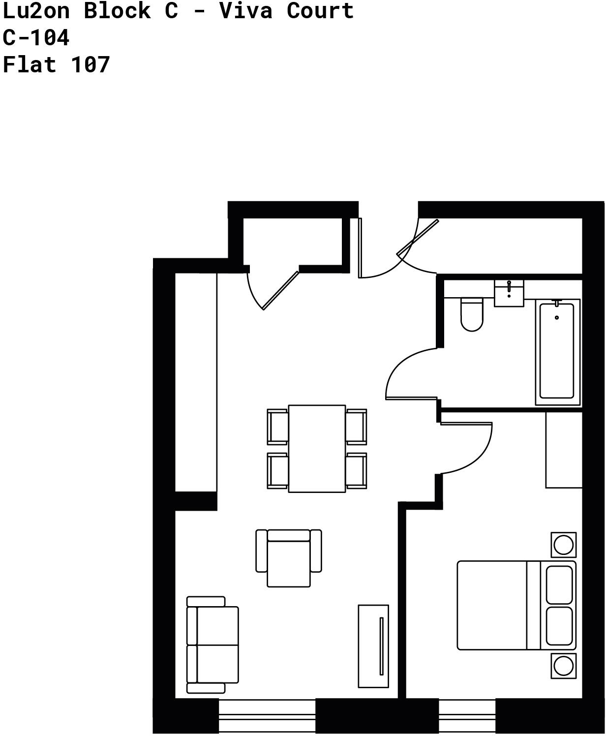 Kimpton Road, Luton, Bedfordshire, LU2 floorplan
