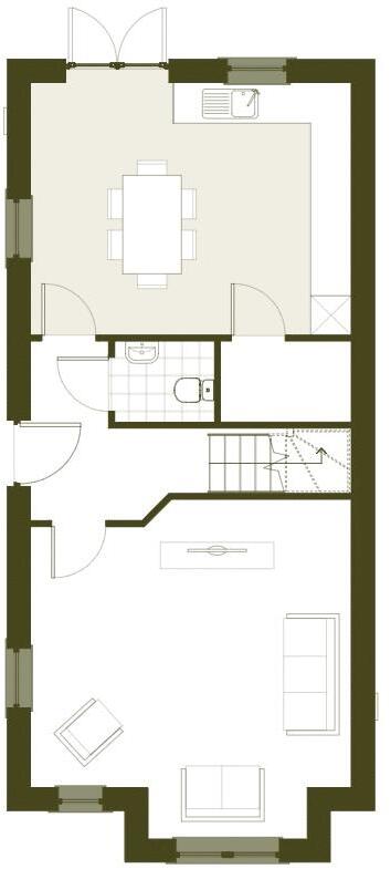Plot 8, The Mitford, Featherstone Gate, Park Road, Haltwhistle floorplan