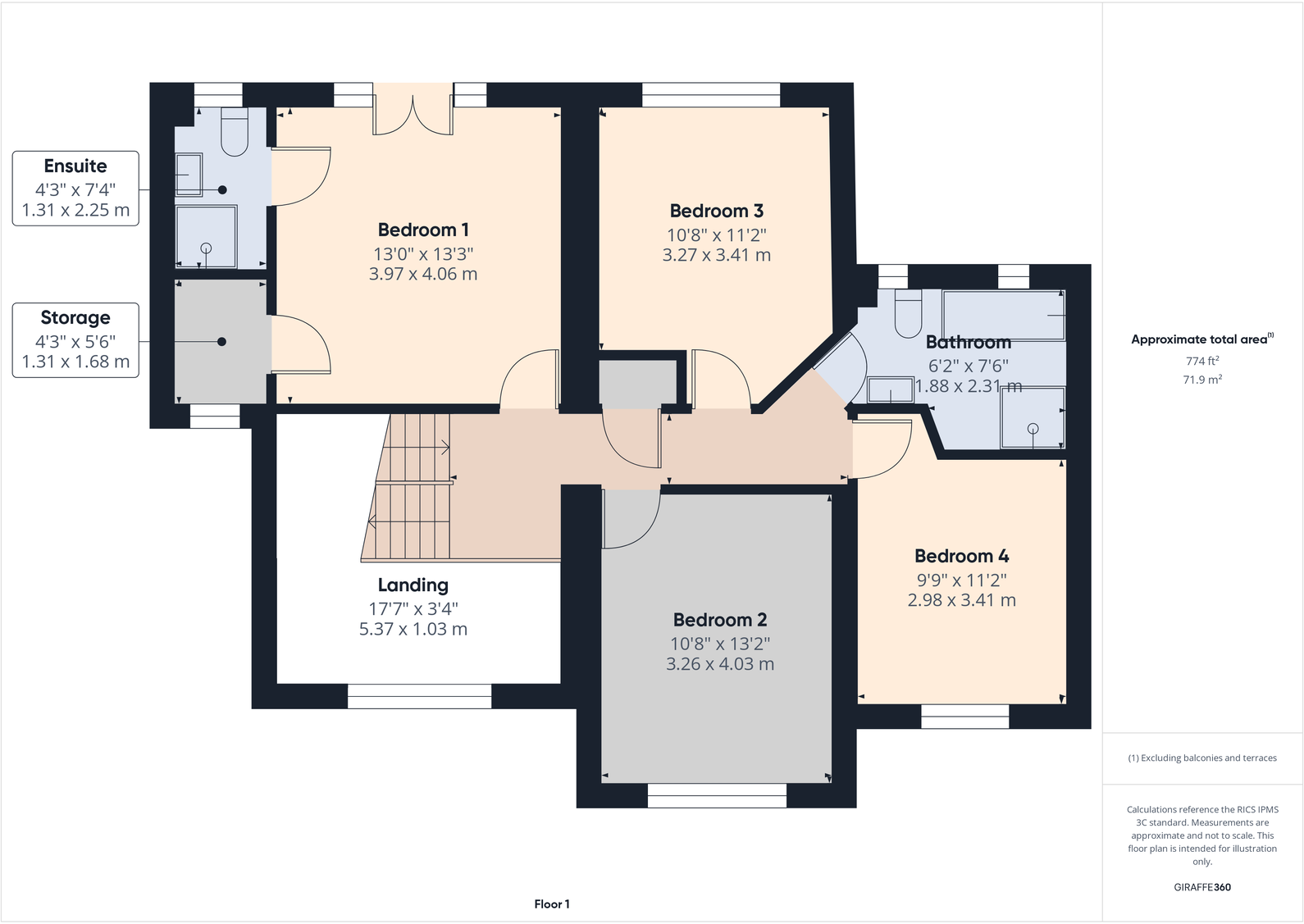 Hampstead Drive, Weston, Crewe, CW2 5GT floorplan