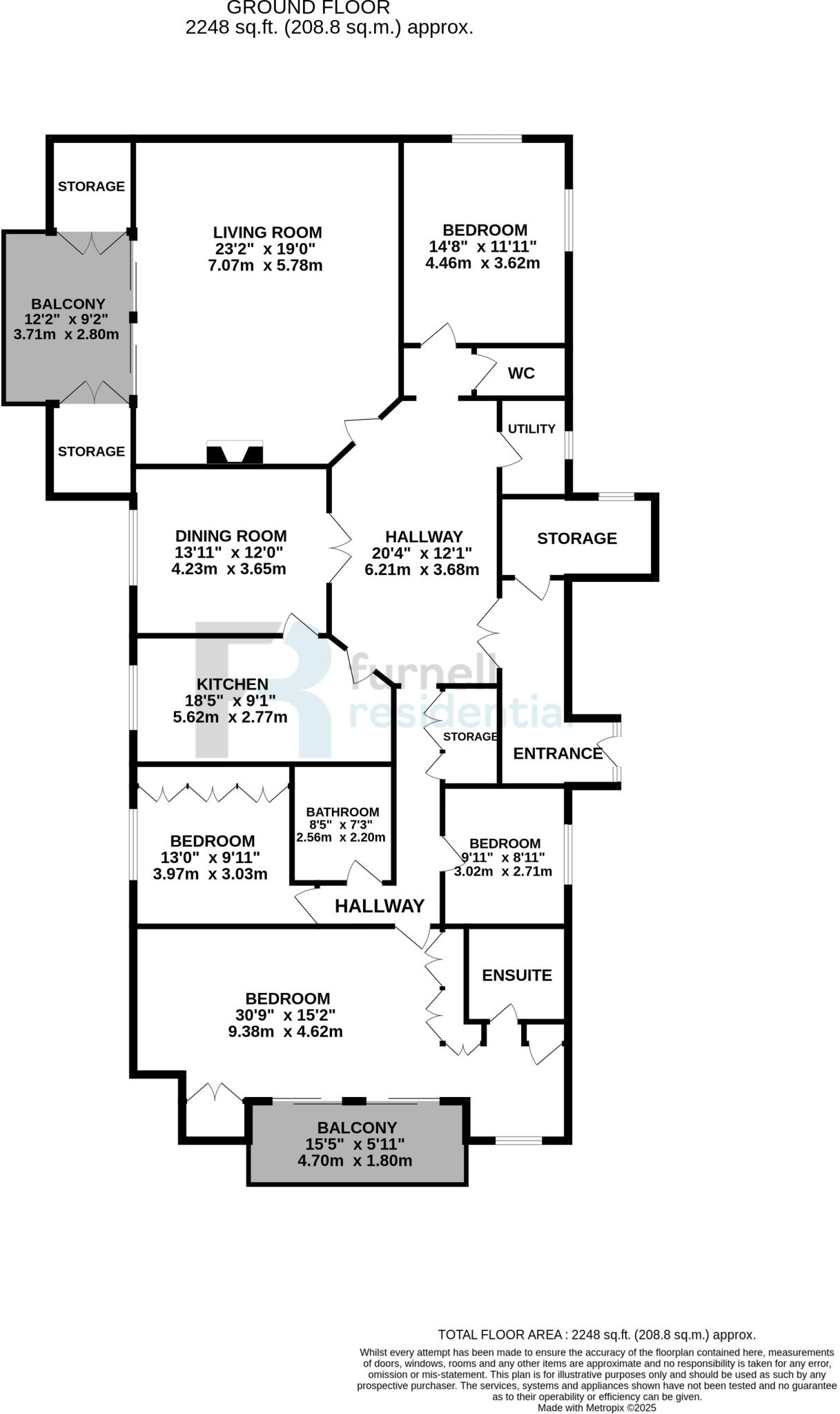 Harrogate Road, Alwoodley, LS17 floorplan