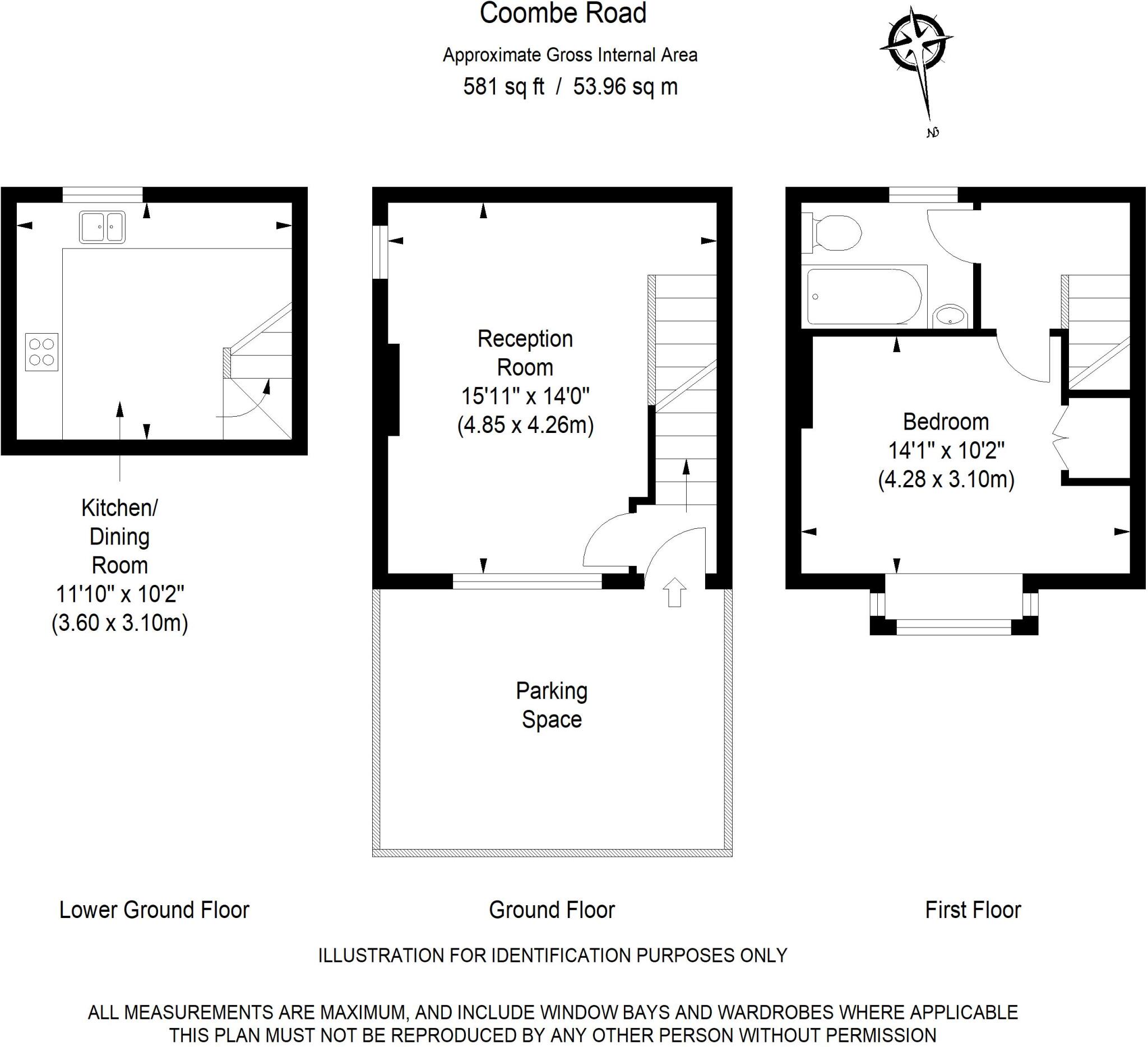 Coombe Road, Croydon floorplan