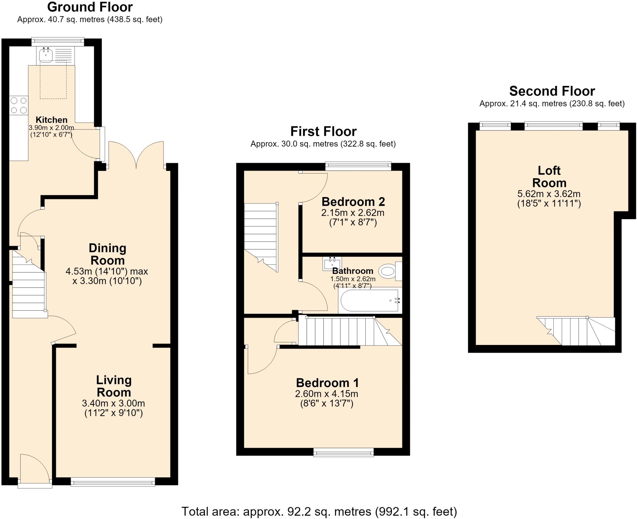 Wolseley Road, Sale, Trafford floorplan