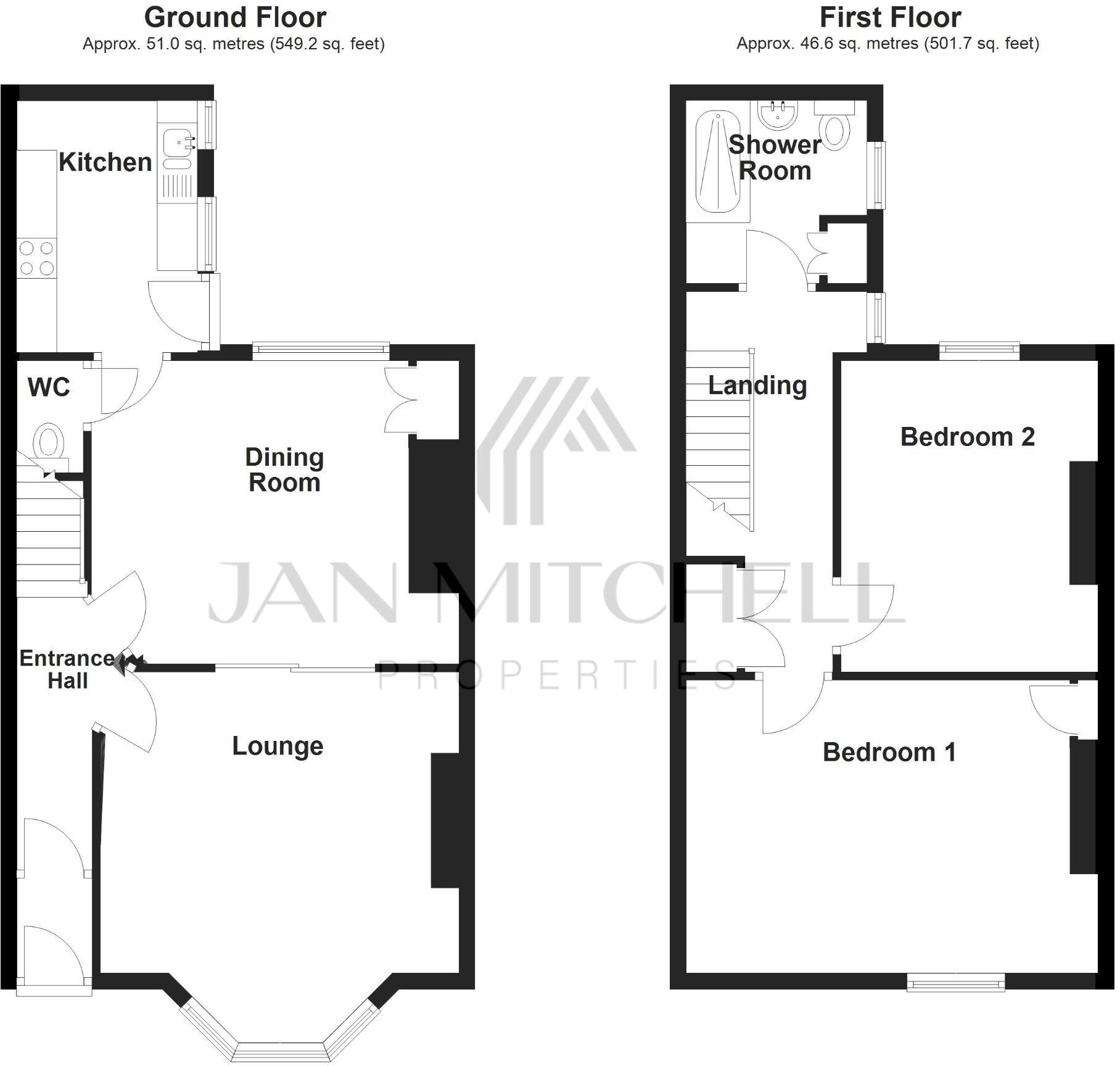 Long Bank, Wrekenton, Gateshead floorplan