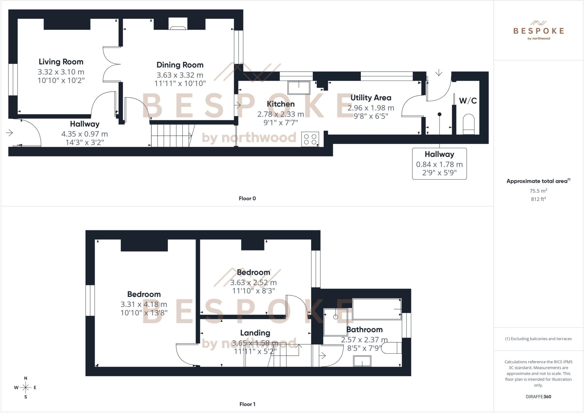 Park Lane, Sandbach, CW11 floorplan