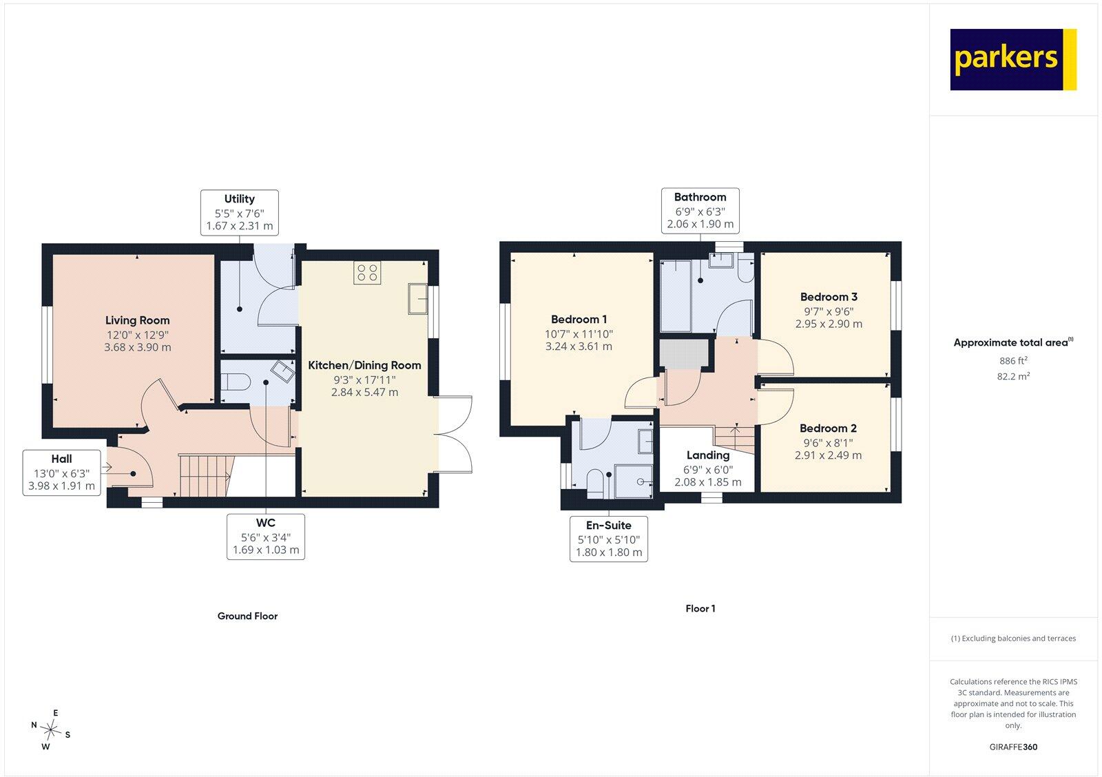 Westlake Gardens, Bramley, Tadley, Hampshire, RG26 floorplan