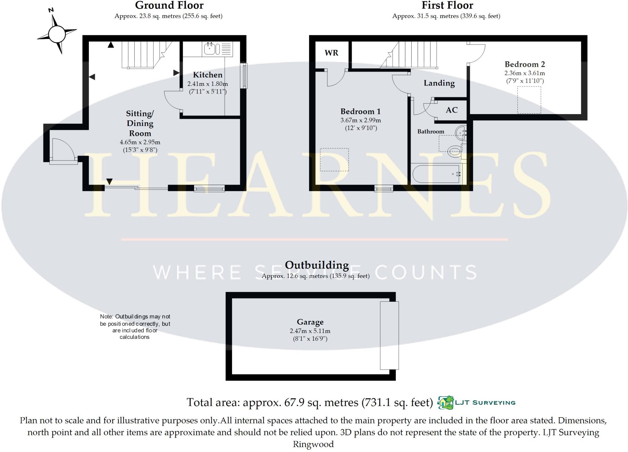 Georges Mews, Corfe Mullen, BH21 3UF floorplan