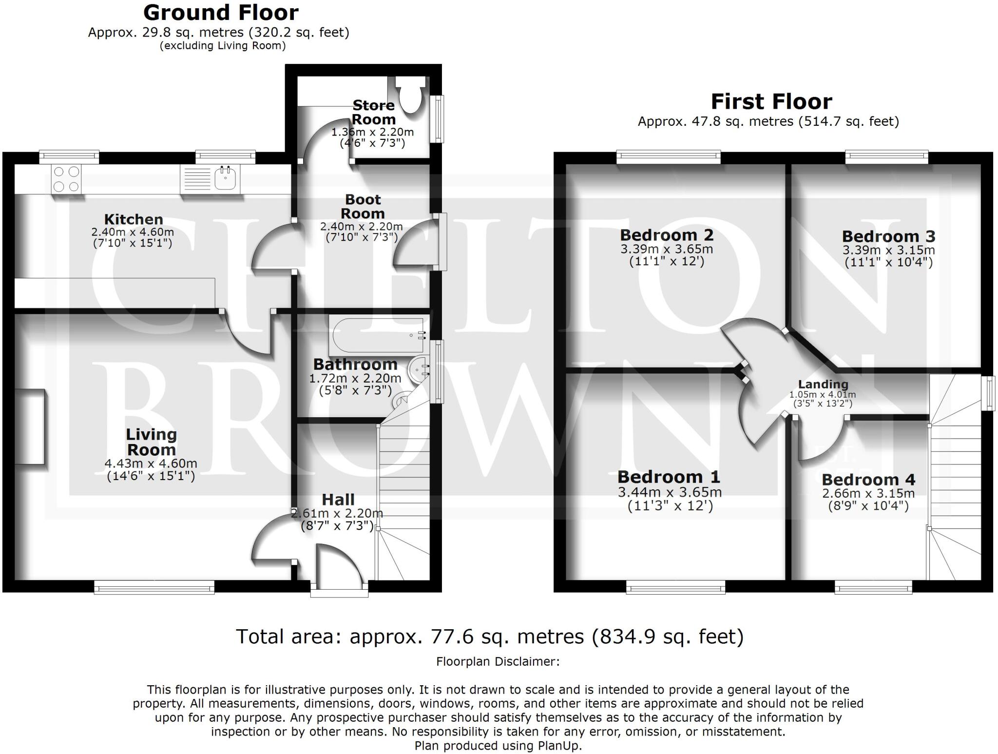 New Road, Wootton, Northampton, Northamptonshire, NN4 floorplan