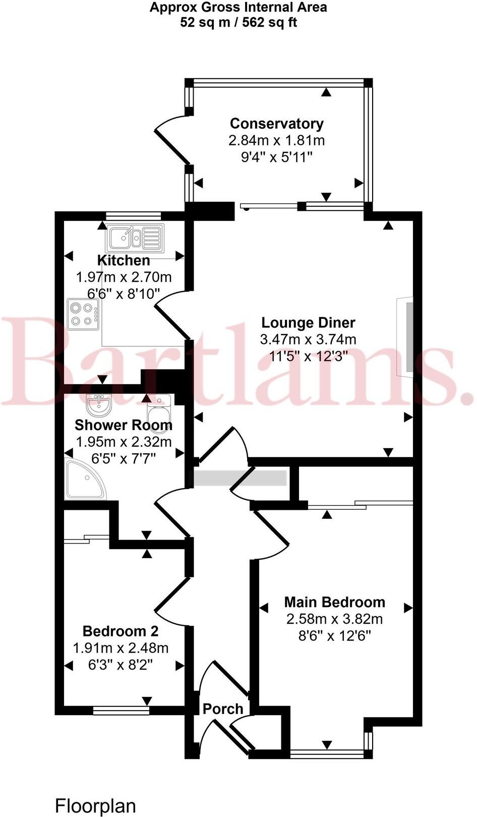 Beechurst Gardens, Albrighton, WV7 floorplan