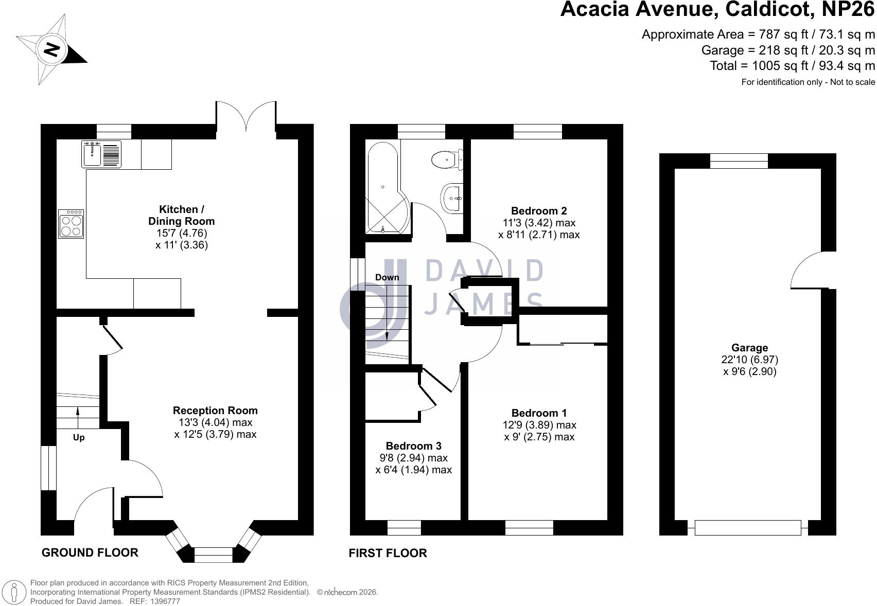 Acacia Avenue, Undy, Caldicot, Monmouthshire, NP26 floorplan