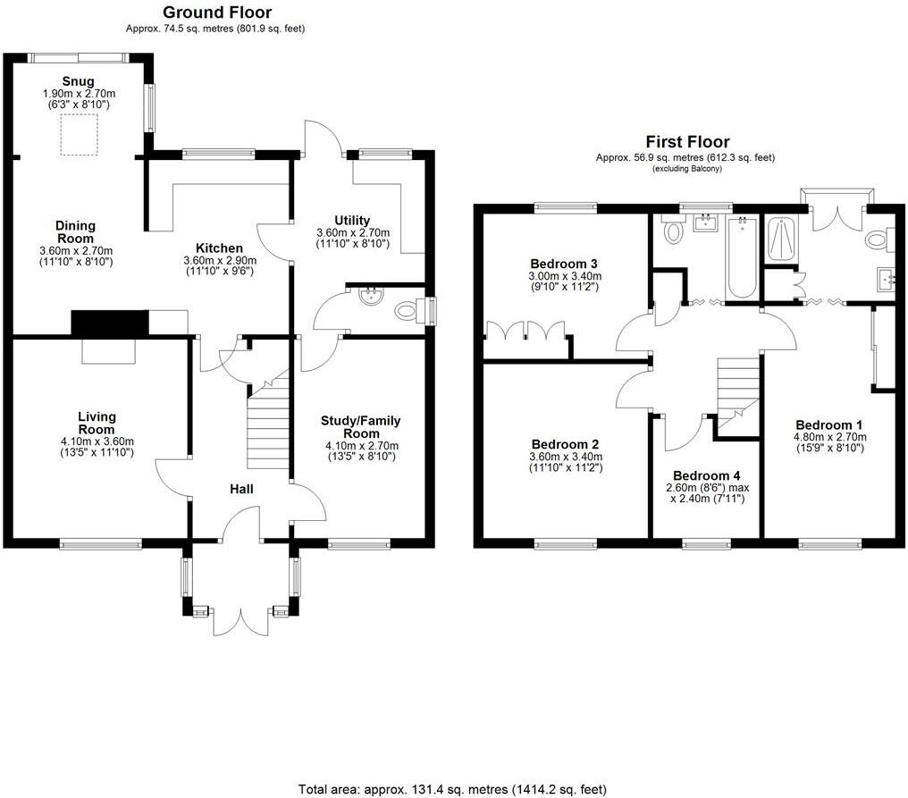 Broad Oak Crescent, Bayston Hill, Shrewsbury floorplan