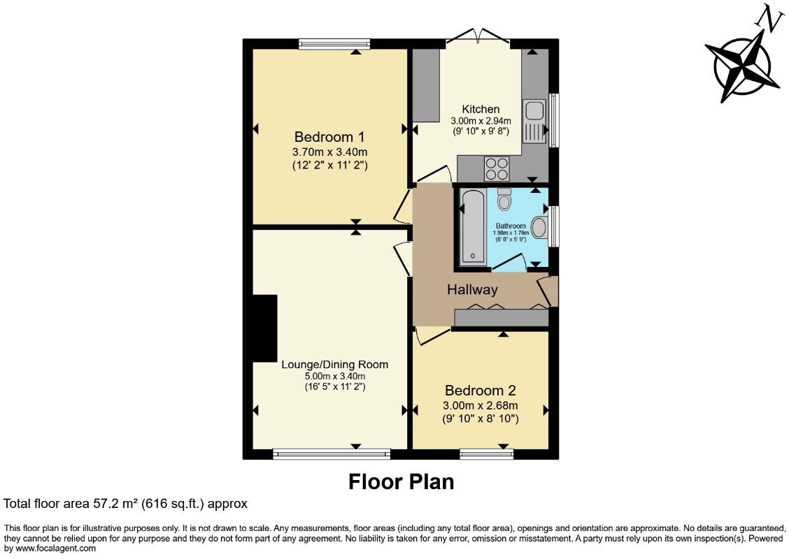 Abbey Close, Huntingdon, PE28 floorplan