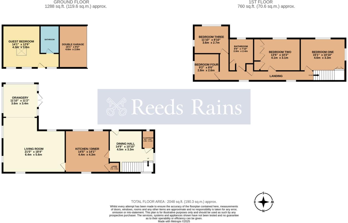 Owletts End, Evesham, Worcestershire, WR11 floorplan