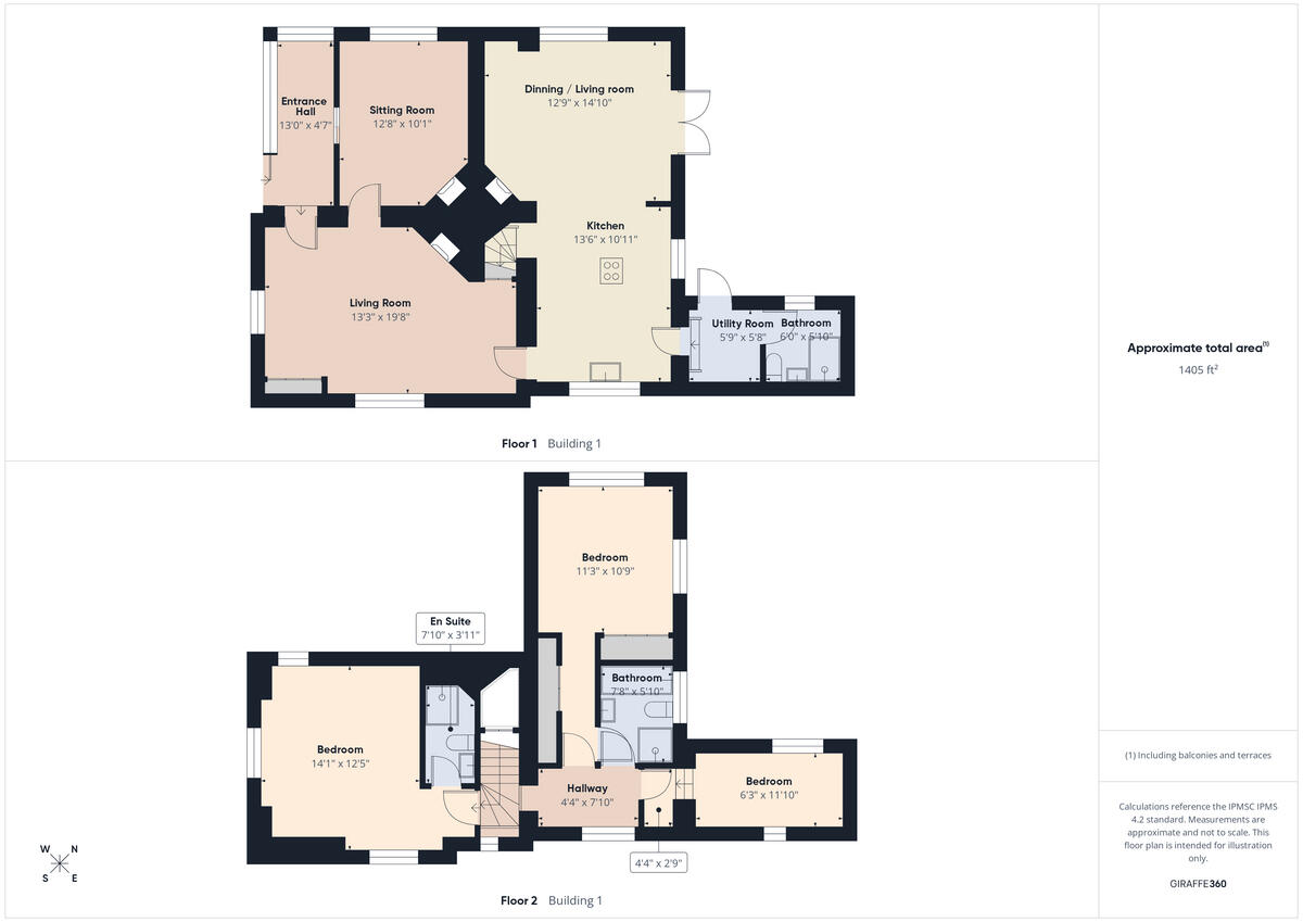 Impressive period home with rural views floorplan