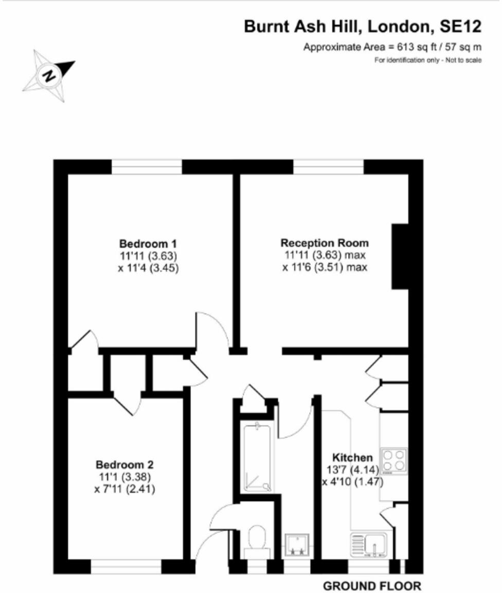 Burnt Ash Hill, London, SE12 floorplan