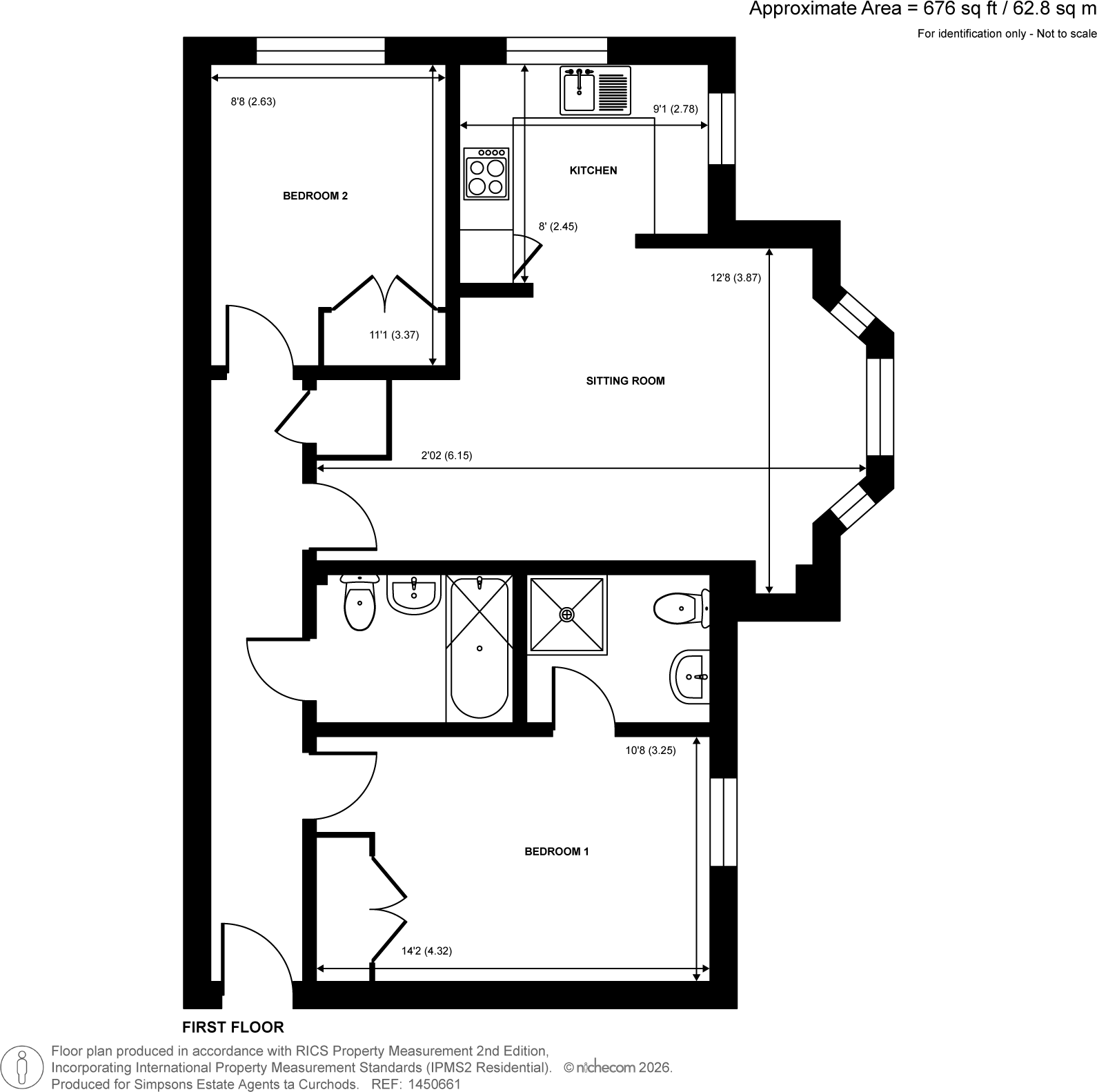 7 Portugal Road, Woking, GU21 floorplan
