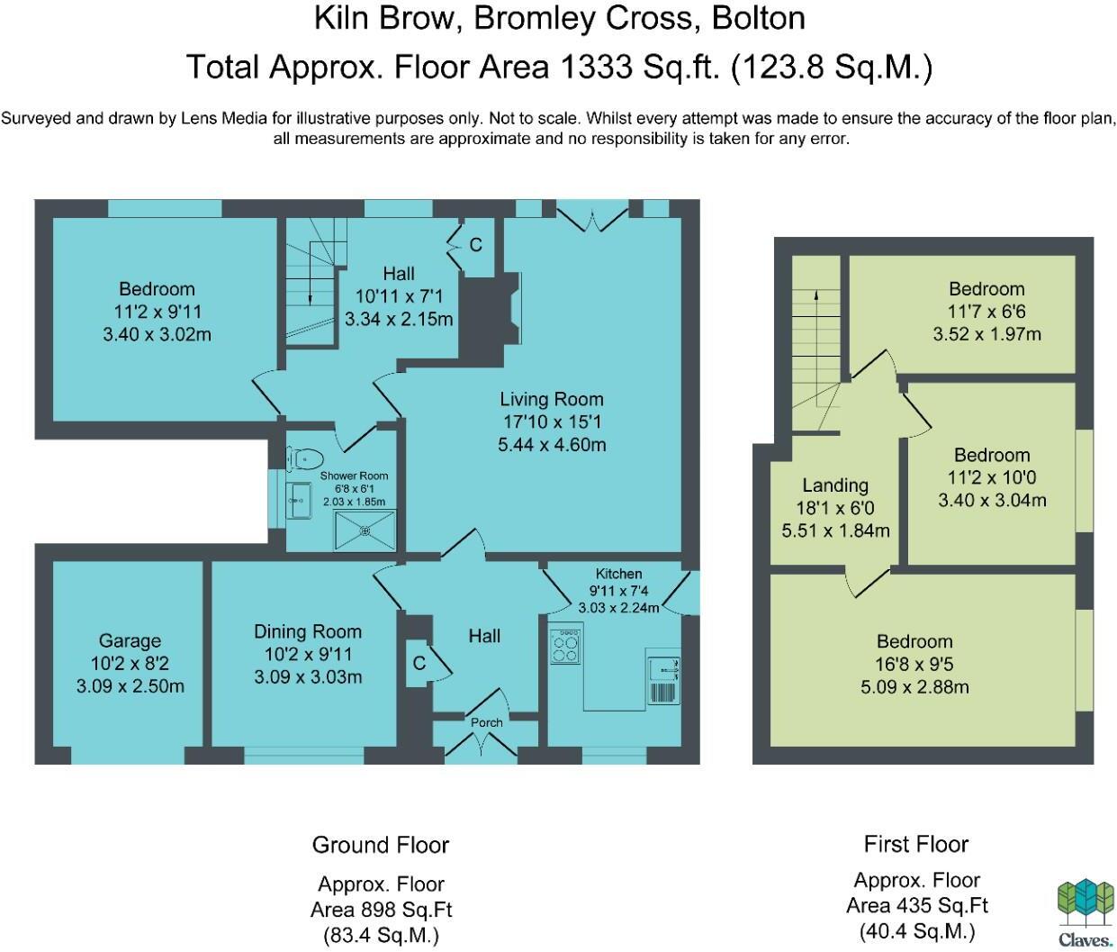 Kiln Brow, Bromley Cross, Bolton floorplan