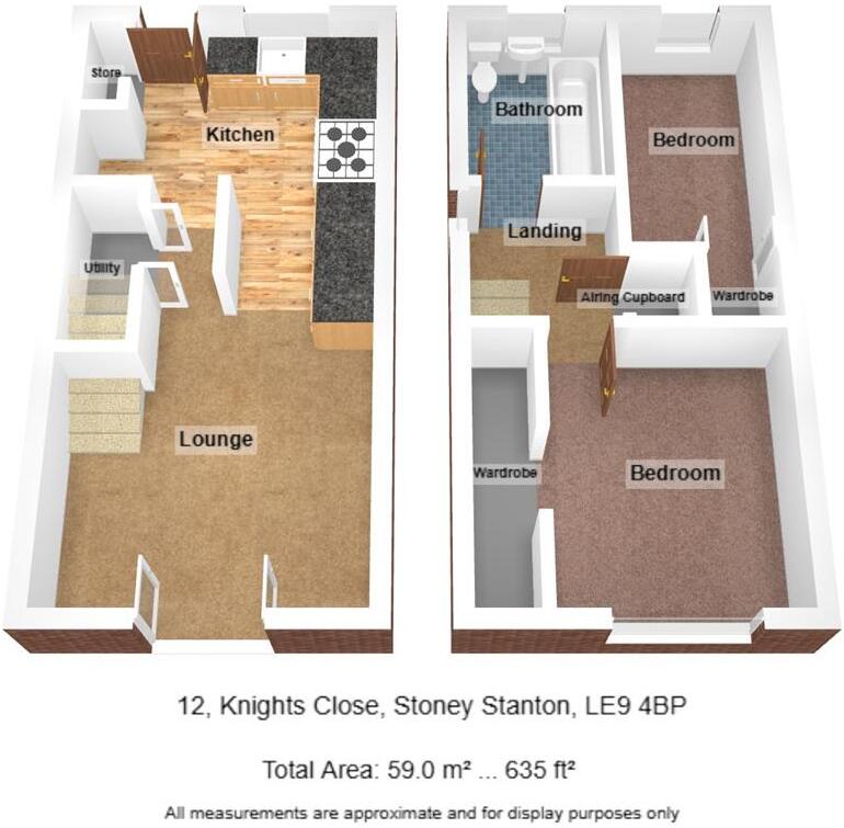 Knights Close, Stoney Stanton, Leicester floorplan