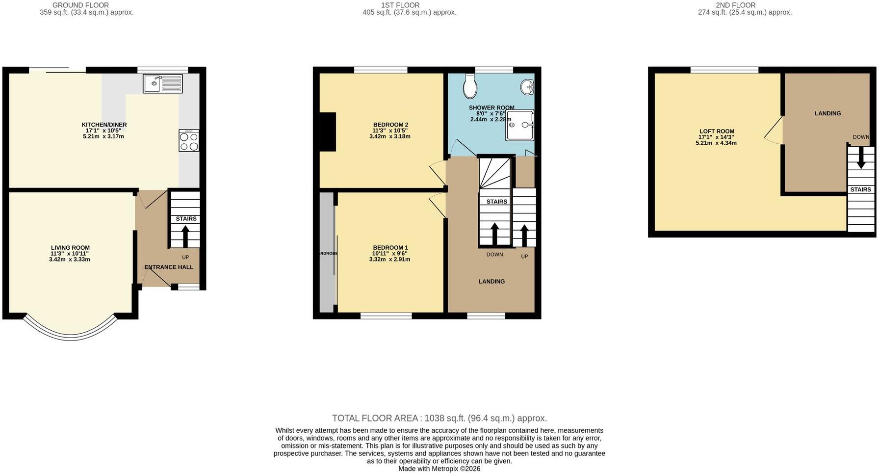 Broadwaters Drive, Kidderminster, DY10 floorplan
