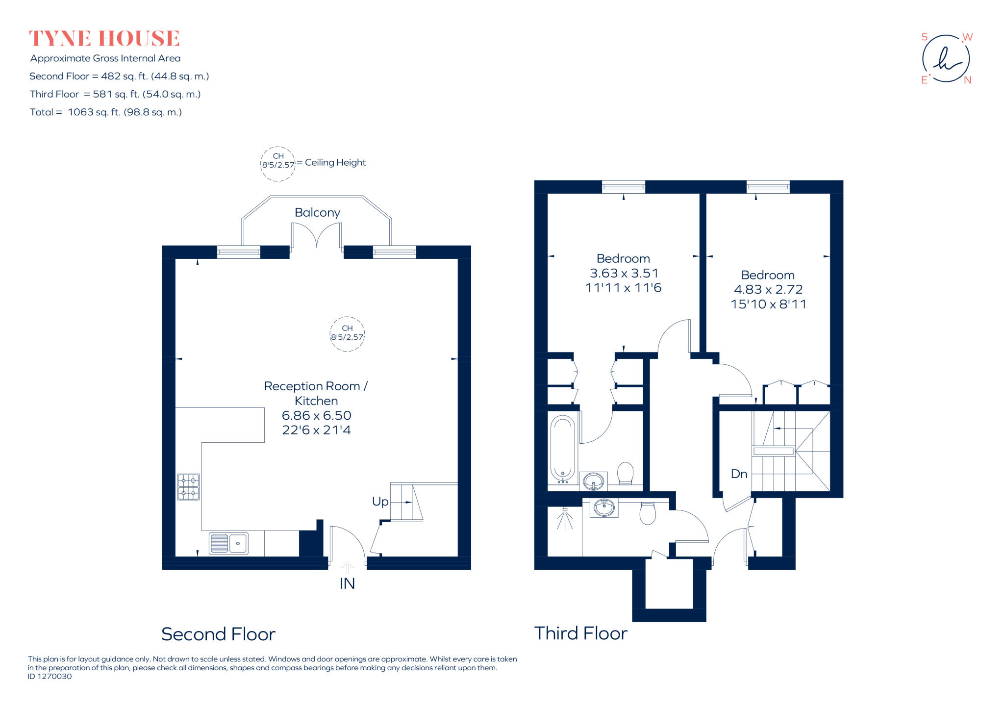 Samuel Gray Gardens Kingston Upon Thames KT2 floorplan