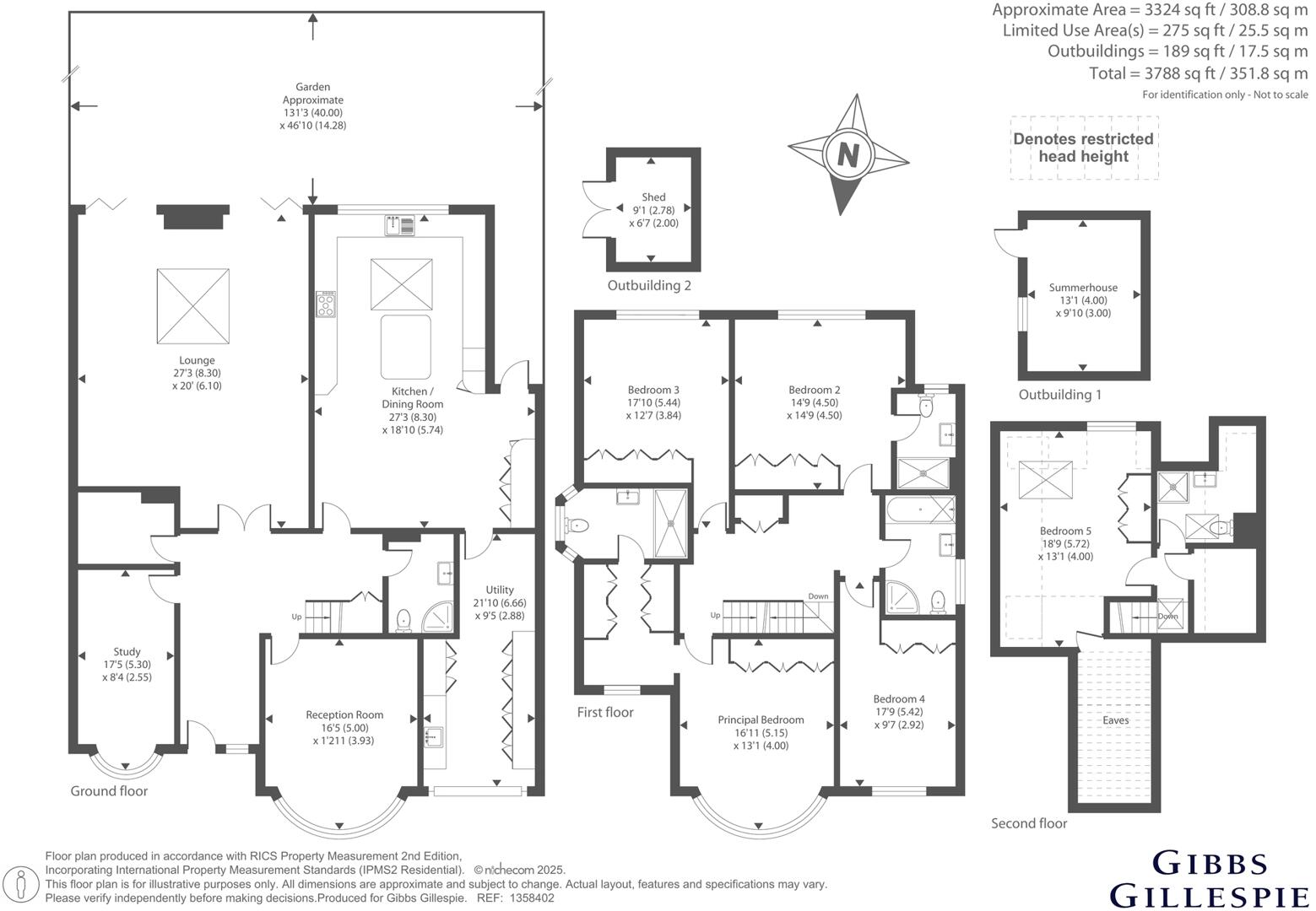Anselm Road, Pinner, Middlesex floorplan