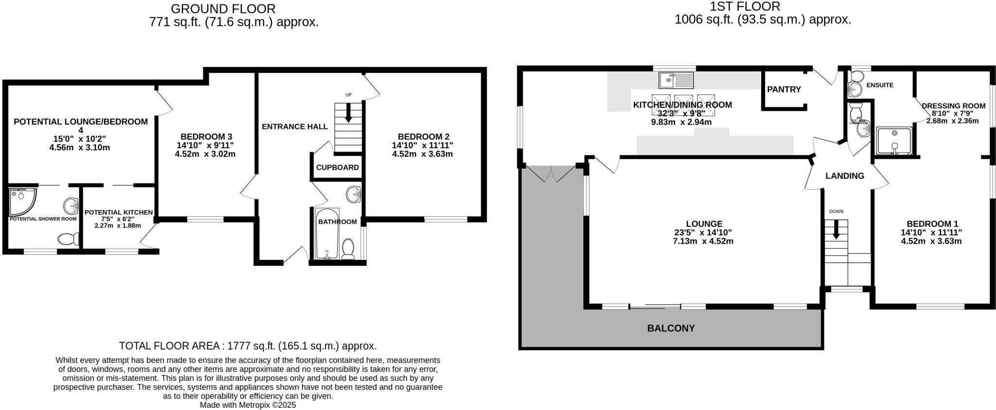 Lobb, Braunton, Devon, EX33 floorplan