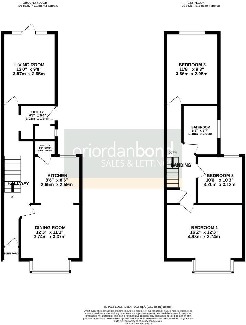 Delapre Crescent Road, Far Cotton, Northampton NN4 floorplan