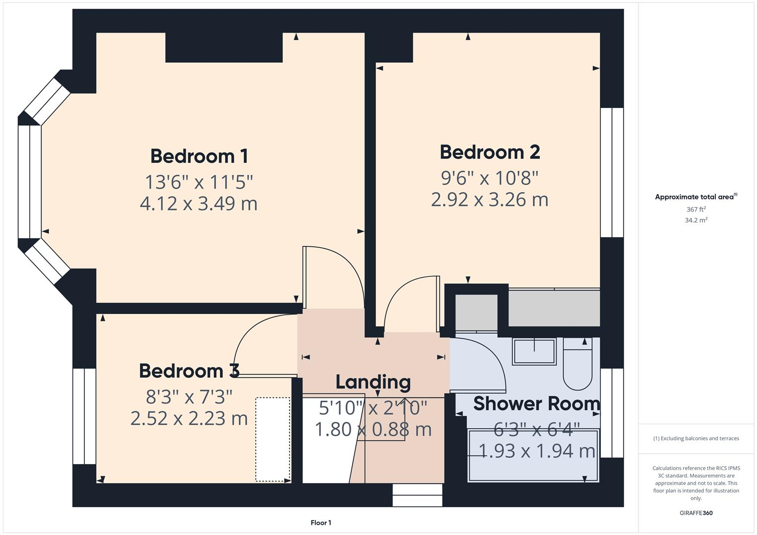 Orchard Avenue, Whaley Bridge floorplan