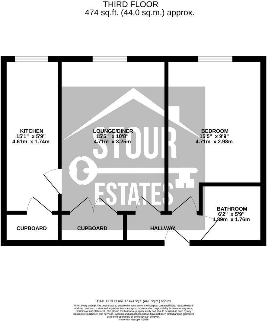 Derby Road, Bournemouth floorplan