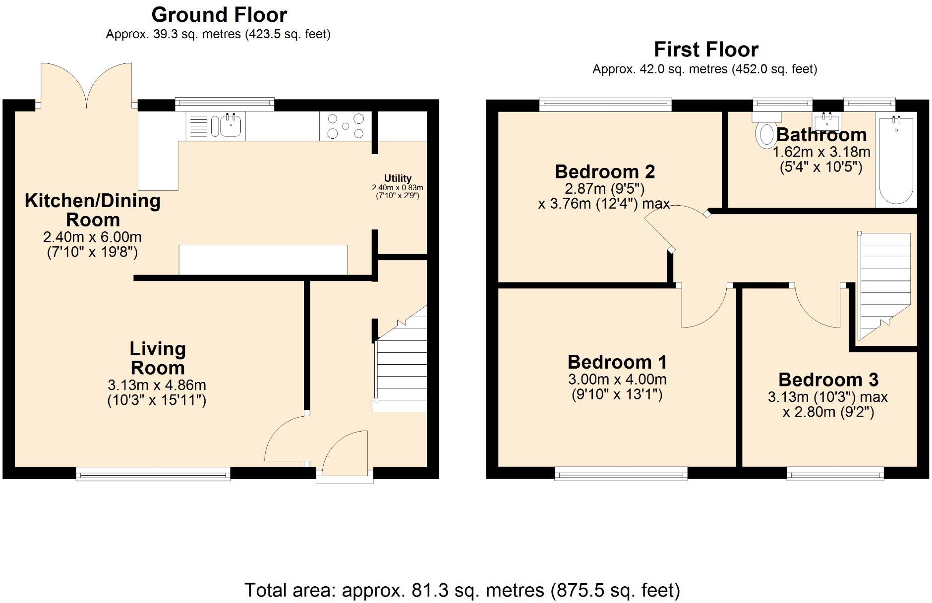 Derwent Close, Manchester, Greater Manchester, M21 floorplan