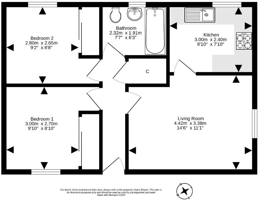 Hillcoat Place, Portobello, Edinburgh, EH15 floorplan