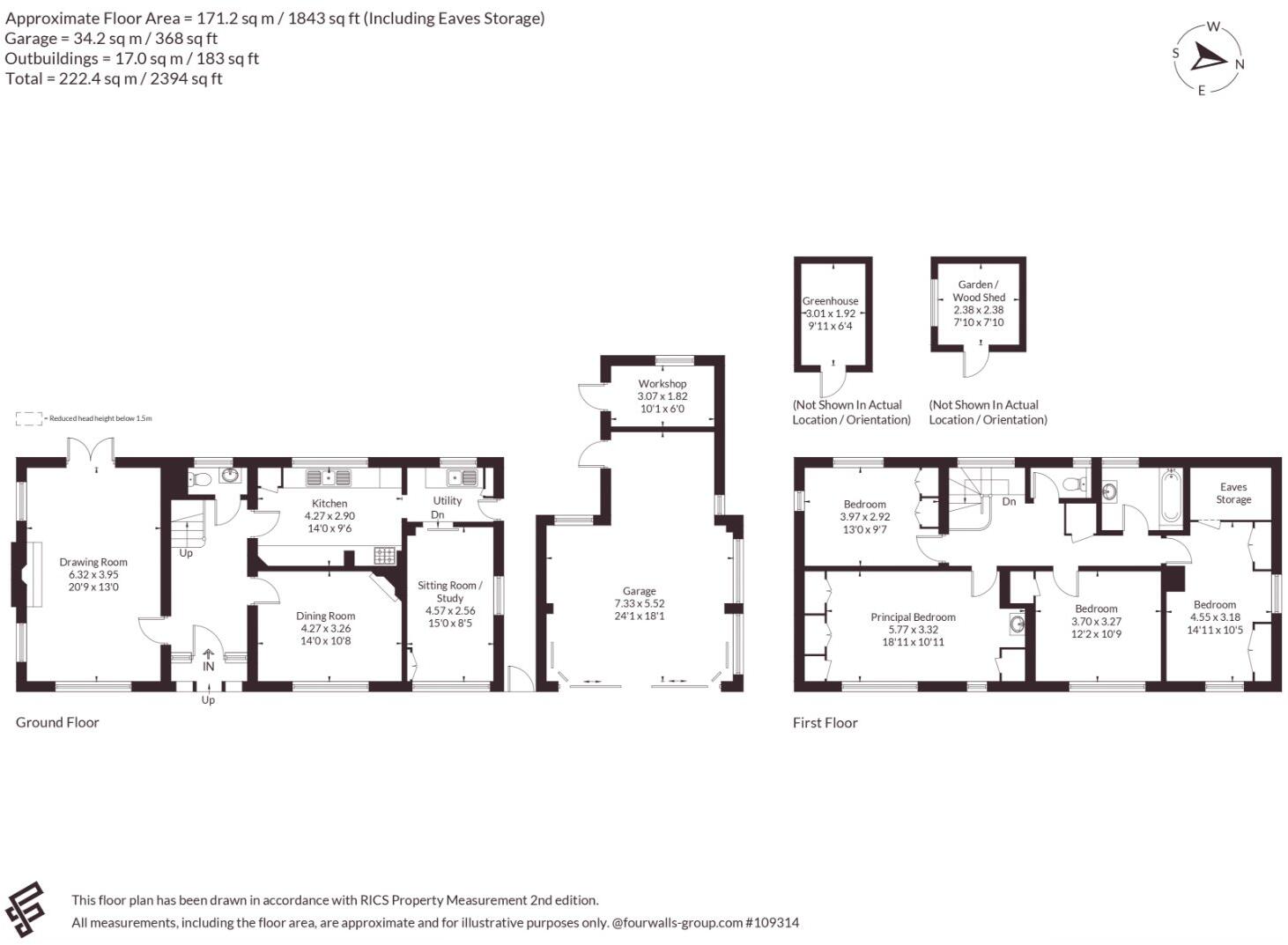 West Common Grove, Harpenden, Hertfordshire floorplan