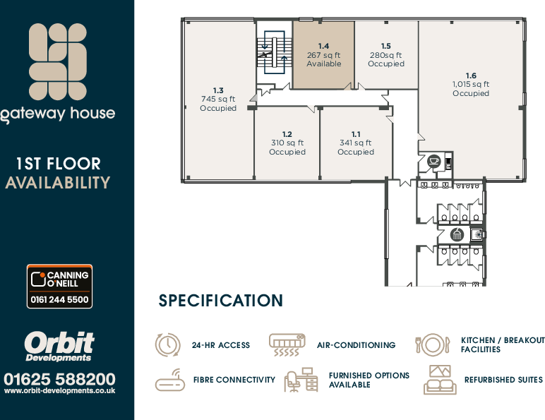 Gateway House 1st floorplan
