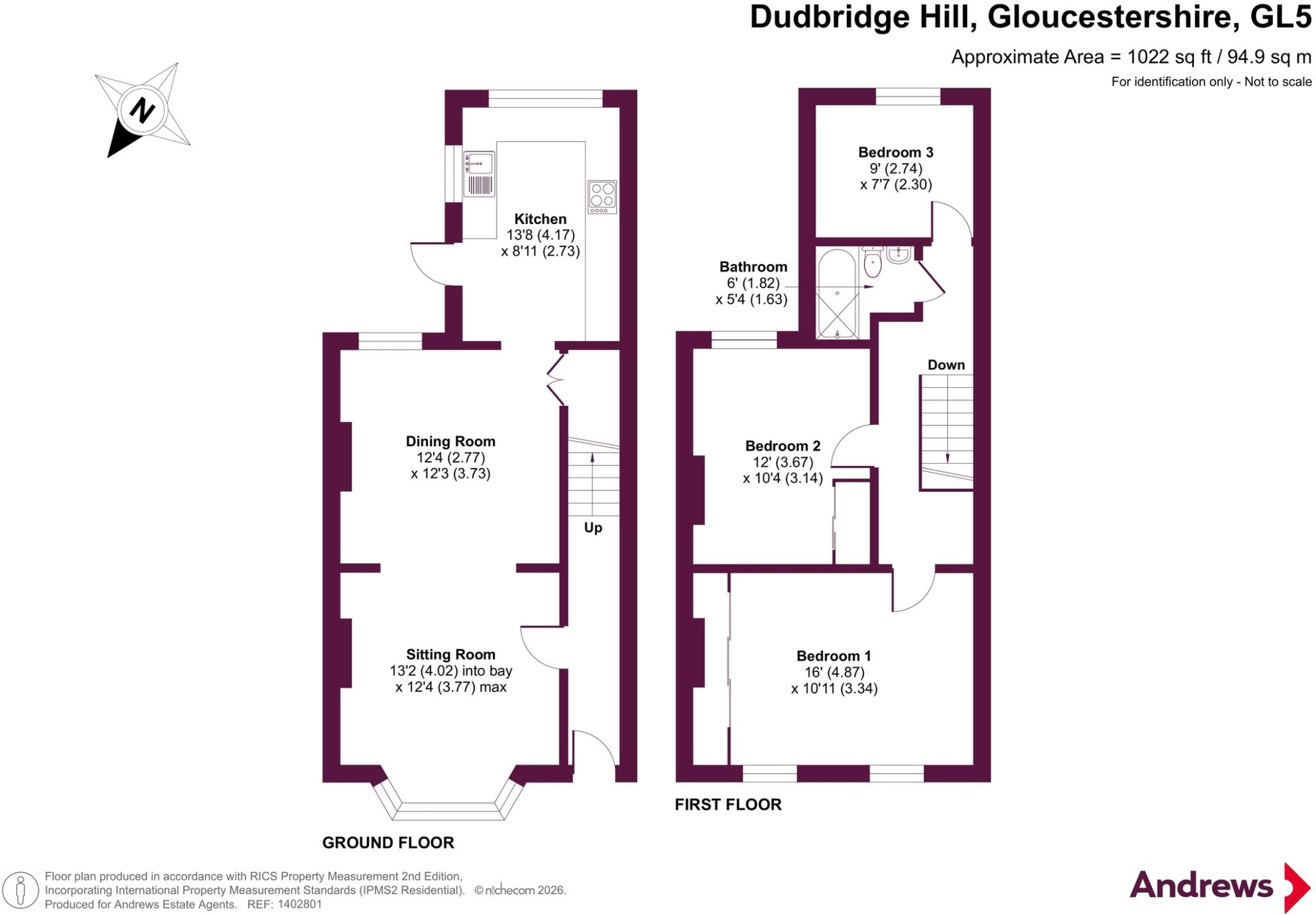 Dudbridge Hill, Stroud, Gloucestershire, GL5 floorplan