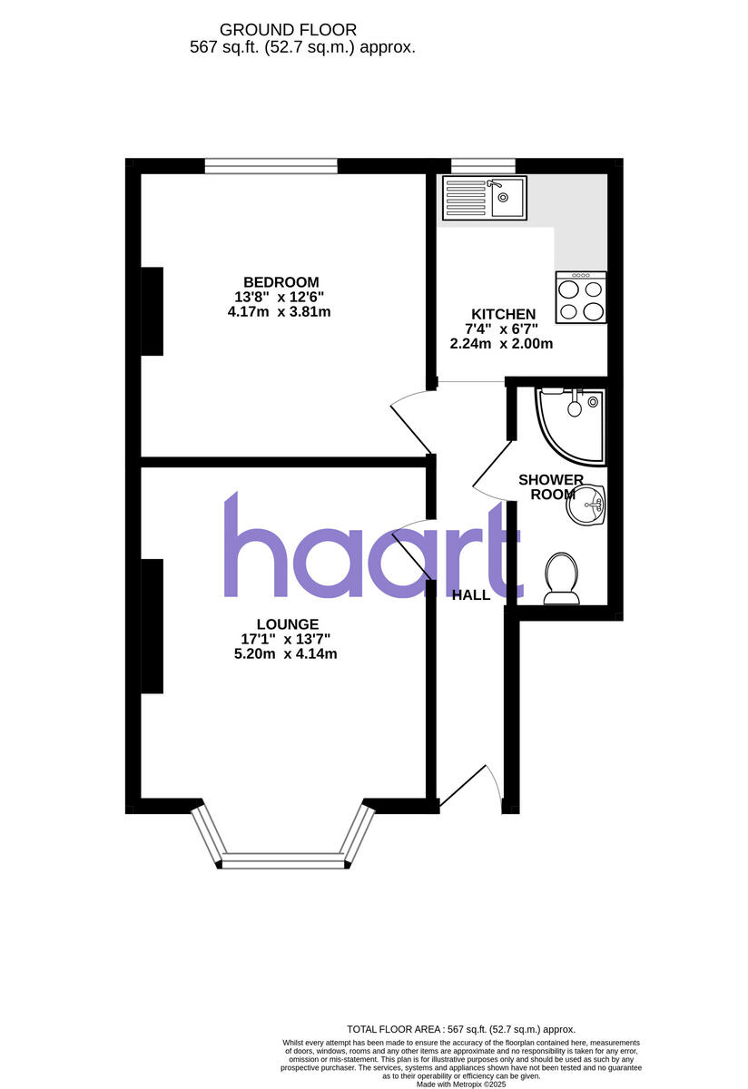 St James's Road, Croydon floorplan