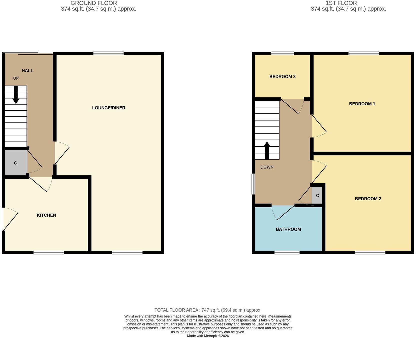 Clements Rise, Stockton-On-Tees, TS20 floorplan
