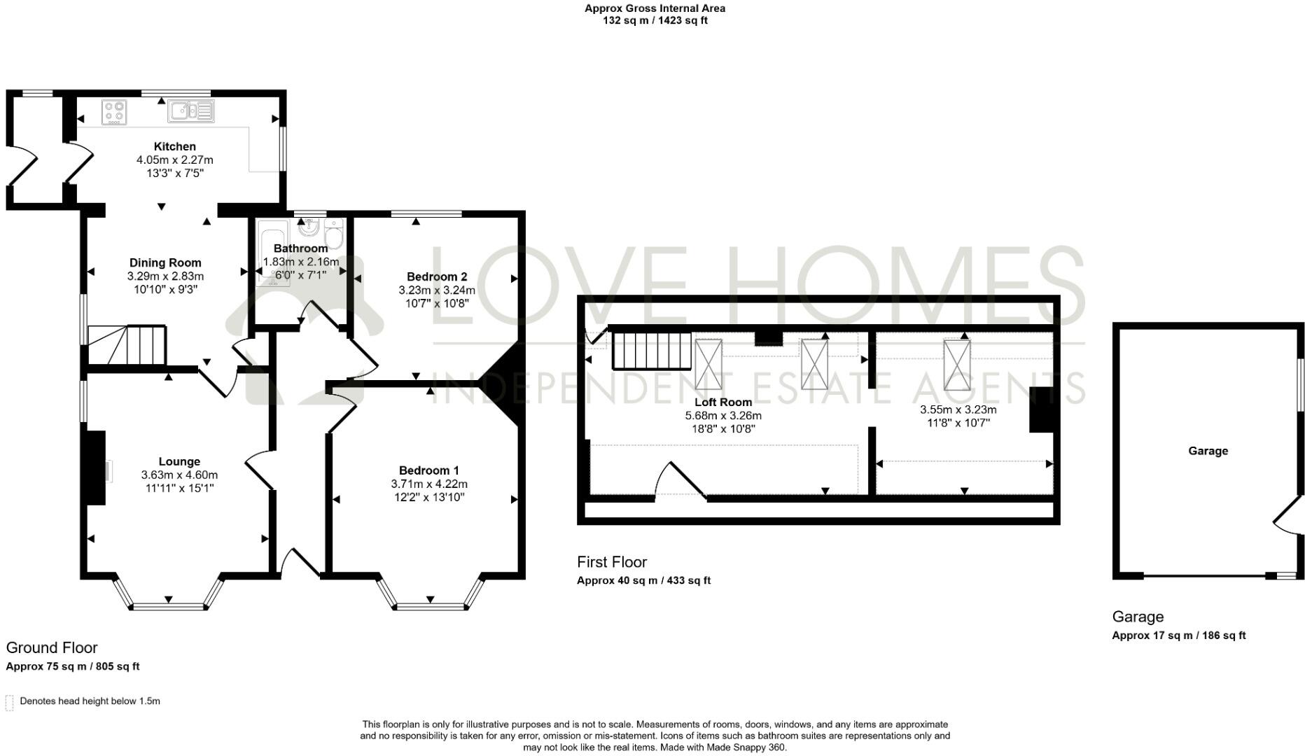 Lancaster Road, Preston floorplan