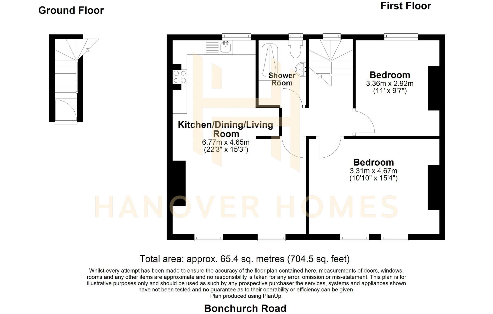 Bonchurch Road, Brighton floorplan
